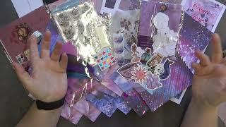 Glitzy Treasures card kit Unboxing