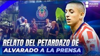 ASÍ SE VIVIÓ: El incidente de Roberto Alvarado de Chivas y el petardo que aventó a la prensa