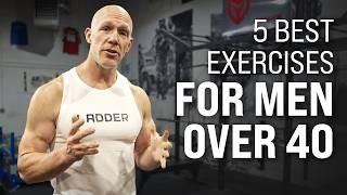 The ONLY 5 Exercises You Need to Build Muscle Men Over 40 (Get Ripped!)