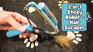 Reusable Lint Roller AND Carpet Scraper | STICKYROOT LINT Full Demo + Review