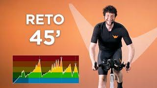 Clase completa ciclo indoor. Reto 45 minutos - Rubén Alonso