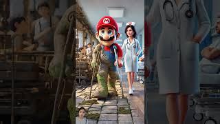 oh no, Super Mario Accident and hospitalized #supermario #mario #Accident #cartoons