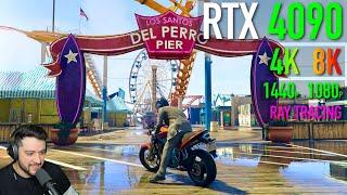 The RTX 4090 in GTA 5 Enhanced with Ray Tracing!!