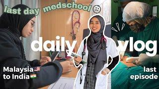 Day in life as final year medic MBBS in INDIA ‍️🩺 | Last class before exam!