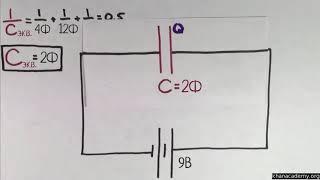 Последовательное соединение конденсаторов (видео 16)| Введение в электрические цепи | Электротехника