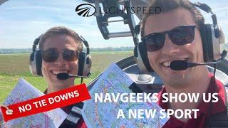 Aviation No Tie Downs: NavGeeks show us a new sport