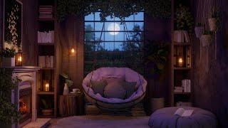 Cozy Reading Nook AmbienceGentle Rain Sounds, Crackling Fireplace & Occasional Page Turning Sounds