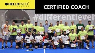 Certified Coach - Hello Padel Academy