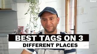 Use the best tags for your website on 3 places