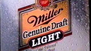 1993 Miller Genuine Draft Light "How to order an MGD" TV Commercial