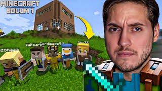 İLK KURULUM VE ŞAHANE BİR EV... | EKİPLE MINECRAFT SURVIVAL | BÖLÜM 1 |