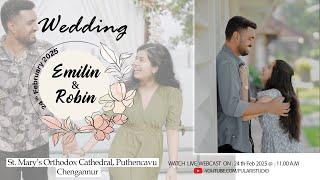 Emilin & Robin  Wedding 24.02 .2025 |11 :00 AM | PULARI STUDIO