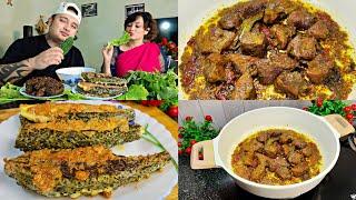 Peit Kloi! || Karela Dohsyiar + Dohmasi Kylla || Stuffed Bitter Gourd + Beef Curry