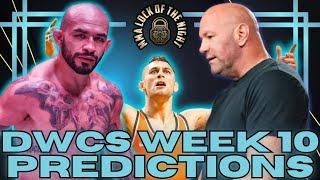 Dana White's Contender Series 2024 Week 10 Predictions