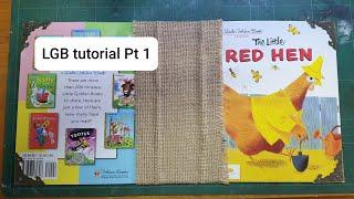 Little Golden book Junk Journal part 1 (Beginner walkthrough)