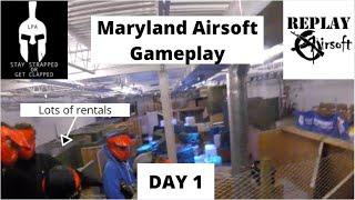 Replay airsoft gameplay (Glen Burnie, Maryland)