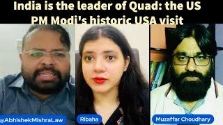 India is the leader of Quad: the US  PM Modi's historic USA visit