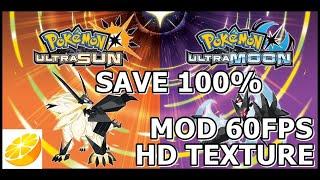 CITRA l Pokemon Ultra Sun & Moon l พร้อม Save 100% + Mod 60FPS + HD Texture