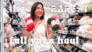 come yarn shopping with me | RARE fall yarn