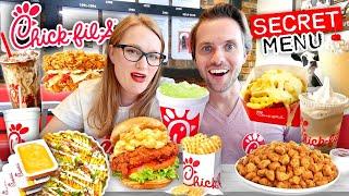 Tasting EVERYTHING on CHICK-FIL-A’S Secret Menu!!!