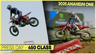 2025 Anaheim One Supercross | RAW Press Day - 450 Class