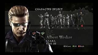 Resident Evil 5 - The Mercenaries - All Maps on Solo with Wesker