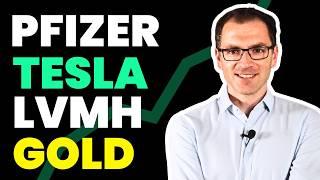 LVMH Aktie, Gold/Silber, Tesla und Pfizer im Alpha Check