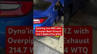 2023 Subaru BRZ with PSI Overpipe-Back Exhaust = 214.7 WHP  @ 6800 & 177.4 WTQ  @ 3025