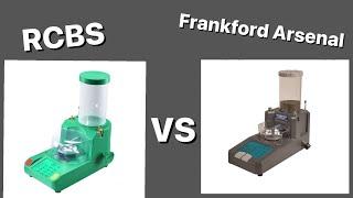 Frankford Arsenal Intellidropper vs RCBS ChargeMaster Lite/Link