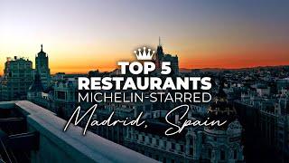 Top 5 Best Michelin Star Restaurants In Madrid | Best Restaurants In Madrid