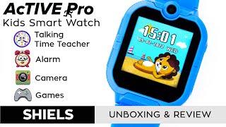 Kids Active Pro Talking Time Teacher Smart Watch - Unboxing & Review