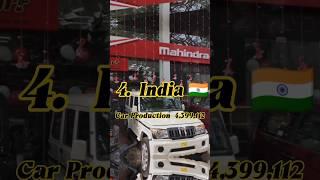 Top 10 Countries with the highest Car production . #trending #shorts #ytshorts #shortsindia