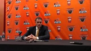 Phantoms Coach Scott Gordon Post Game vs Syracuse 10/10/15