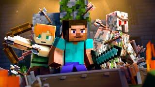 Alex Steve Life - Battle Against the Dark Mist (Minecraft Animation)