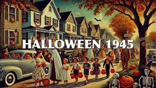 Halloween 1945 | Nostalgic Vintage Music Playlist for Autumn Vibes