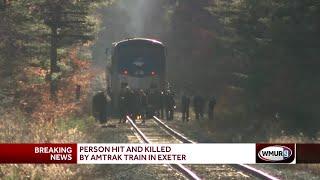 Person hit, killed by train while walking on tracks in Exeter