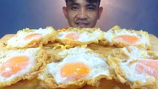 SUNNY SIDE UP EGGS EATING SHOW | EATING DUCK EGGS MUKBANG