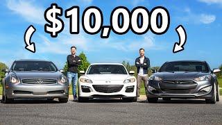 Infiniti G35 vs Mazda RX-8 vs Genesis Coupe // $10,000 Question