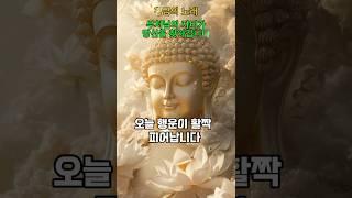 부처님의 자비로 오늘 반드시 좋은 일이 생깁니다.