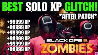 NEW SOLO UNLIMITED XP GLITCH AFTER PATCH! (UNLIMITED EVERYTHING GLITCH) BEST BO6 ZOMBIES GLITCH!