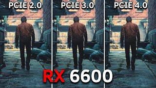 PCIe 2.0 vs PCIe 3.0 vs PCIe 4.0 | AMD RX 6600 8GB | Test In 12 Games