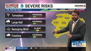 Your First Alert Forecast from Fri. Morning, May 30, 2025