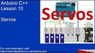 #101 Arduino C++ - Lesson 10 Servos