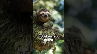 Why sloths are sometimes green?  #fascinatingcreatures #facts #fascinatingfacts #animals #sloths