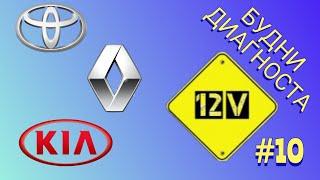 Будни диагноста выпуск #10. Kia Rio глохнет, Renault Duster не работает ДХО. Corolla - дут.