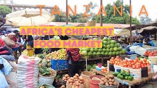 LIVING IN TANZANIA: INSANE FOOD MARKET #FoodMarket #tanzania