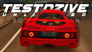 PROBEFAHRT IM FERRARI F40! - TEST DRIVE UNLIMITED SOLAR CROWN Part 10 / Lets Play TDU