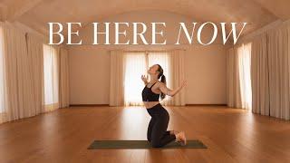 Be Here Now | 20 Min Embodied Slow Flow To Explore Your Presence