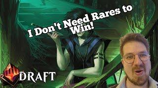 I Don't Need Rares to Win! | Duskmourn Draft | MTG Arena