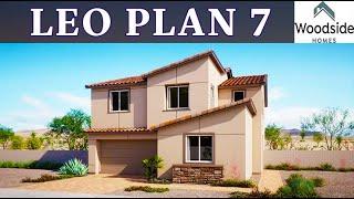 Leo Plan 7 at Lyra Collection 1 by Woodside Homes in Sunstone l New Homes for Sale in NW Las Vegas